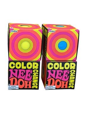NeeDoh Color Change yellow & blue New